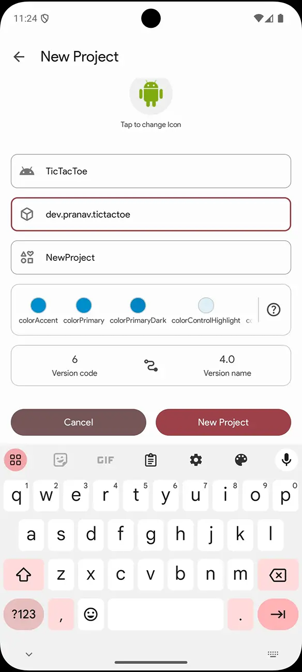 اسکرین شات تنظیمات و امکانات Sketchware Pro APK